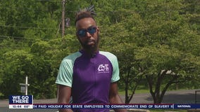 Man rides his bike for 276 miles to help people with Alzheimer's disease