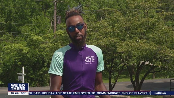 Man rides his bike for 276 miles to help people with Alzheimer's disease