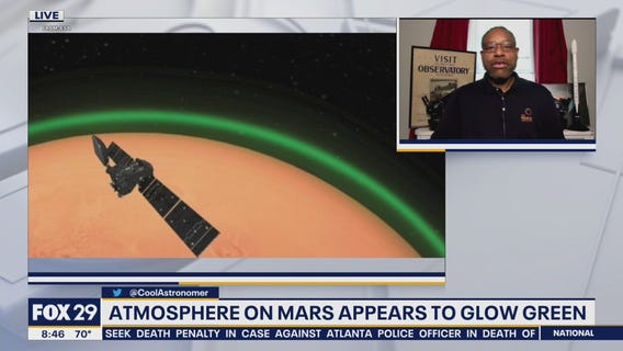 Derrick and Jerrick: Mars' atmosphere appears to glow green