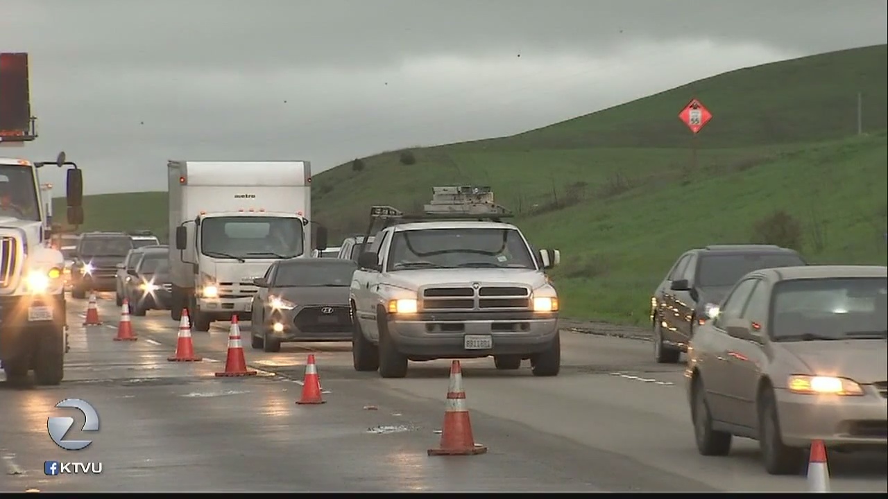 Right two lanes of I-50 to remain closed until 9 p.m.