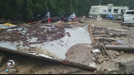 Mudslide wreaks havoc, damages cars in Los Gatos neighborhood
