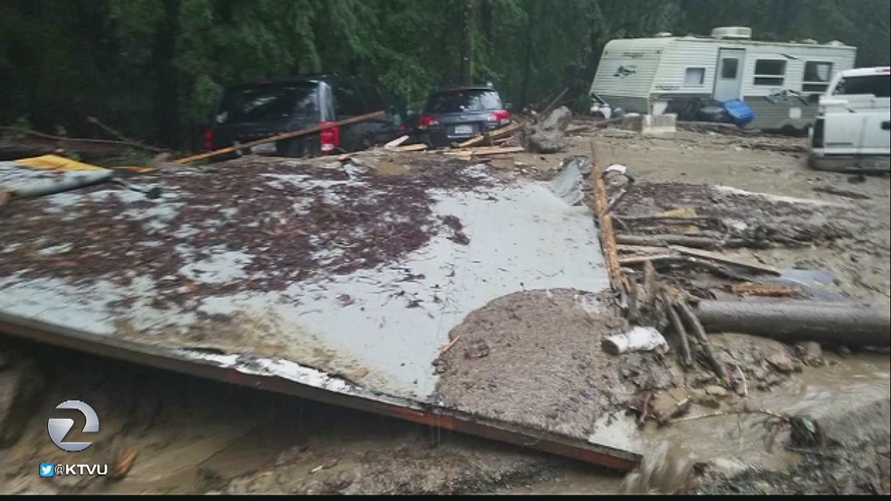 Mudslide wreaks havoc, damages cars in Los Gatos neighborhood