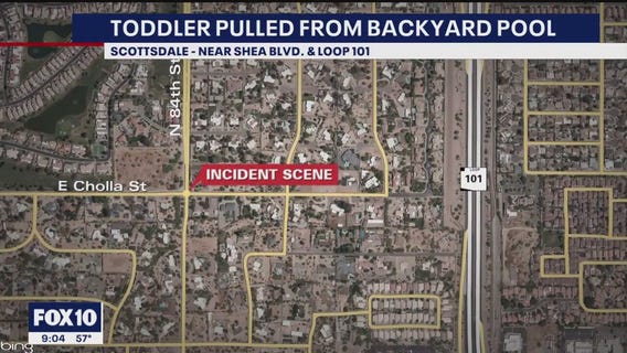 Girl pulled from Scottsdale backyard pool