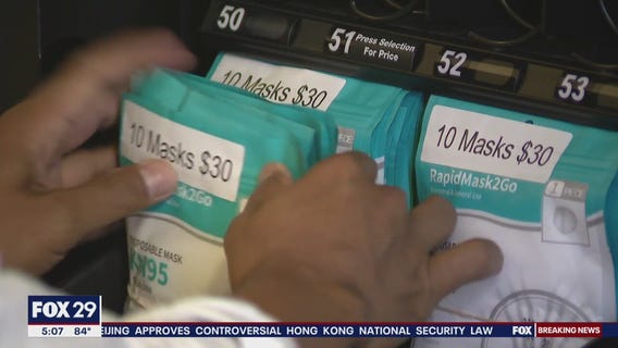 Vending machines now carrying life-saving PPE at select locations