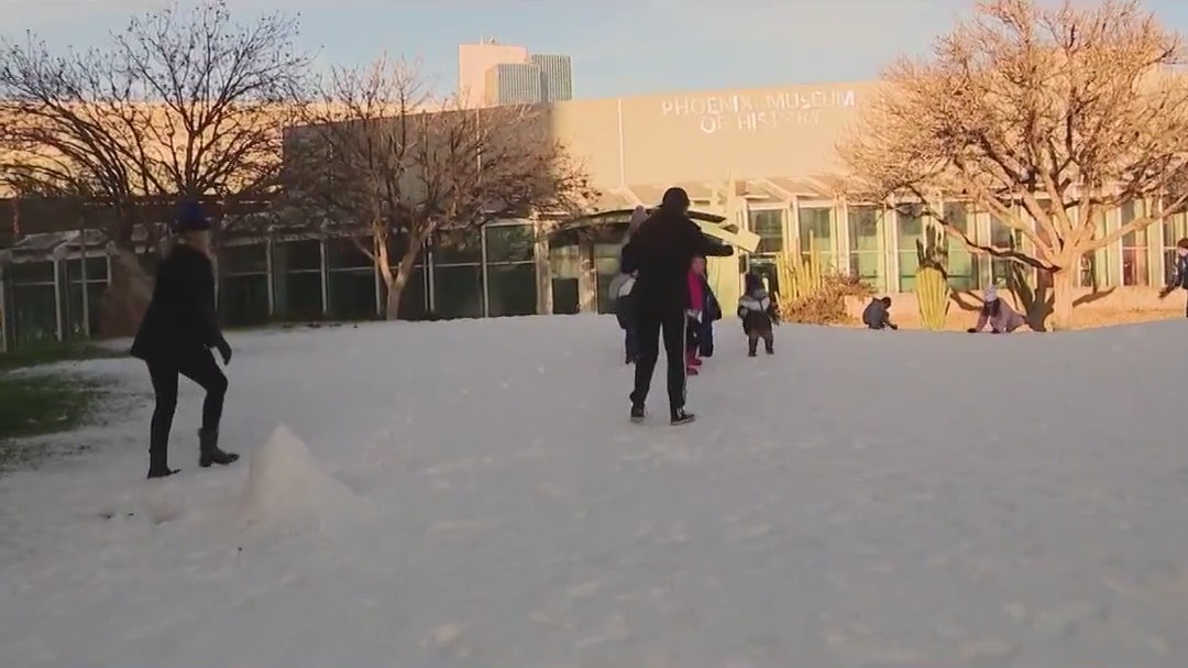 Snow Week taking place at the Arizona Science Center in Downtown Phoenix