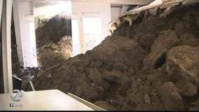 Mudslide crashes into Orinda home, gets red tagged