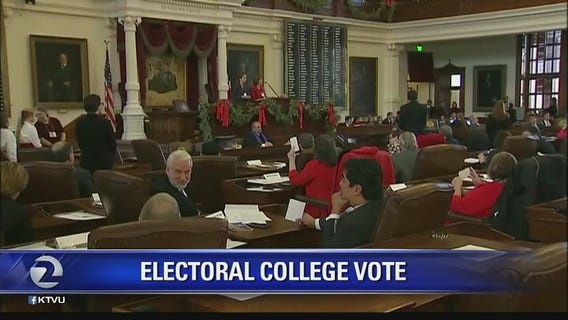 Electoral College affirms Trump win