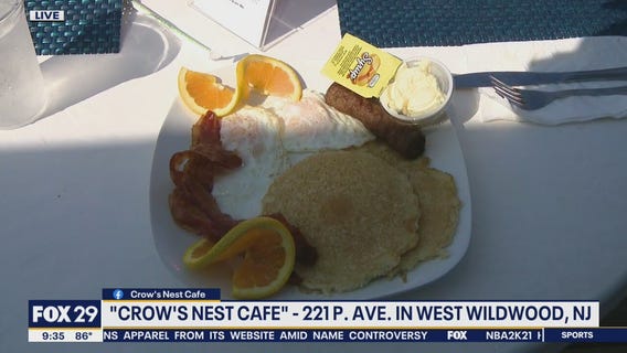 Breakfast with Bob: Bob Kelly visits Crow's Nest Cafe in West Wildwood