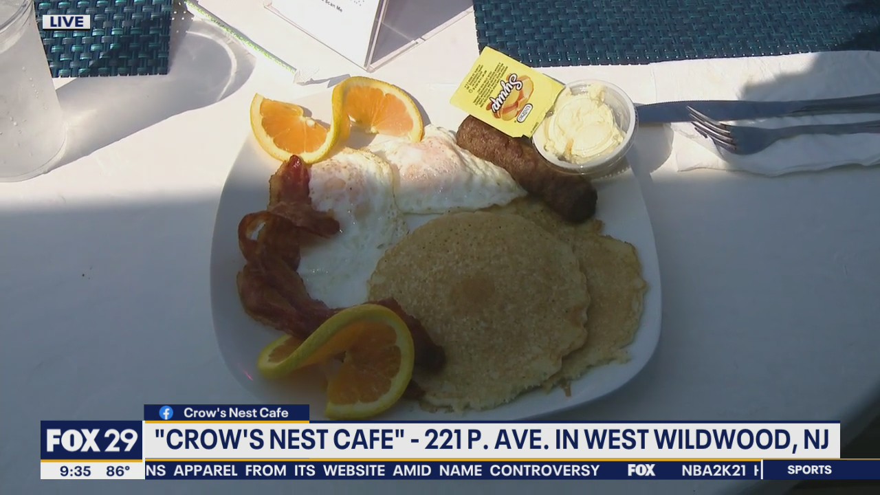Breakfast with Bob: Bob Kelly visits Crow's Nest Cafe in West Wildwood