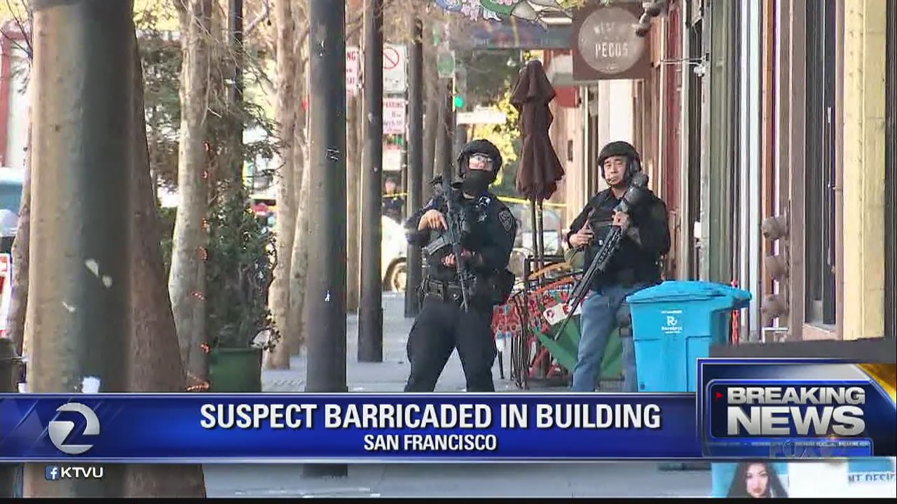 Barricaded person in SF draws police response