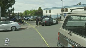 Oakland HS worker hurt in crash