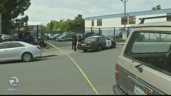 Oakland HS worker hurt in crash