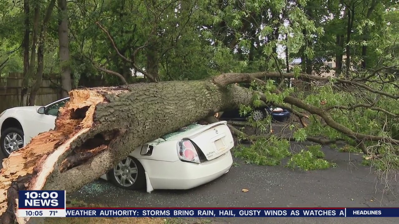 Storms wreak havoc across Delaware Valley Monday