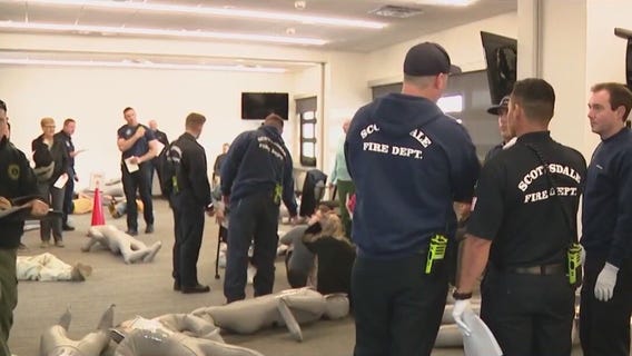 First responders take part in mass casualty drill in Scottsdale