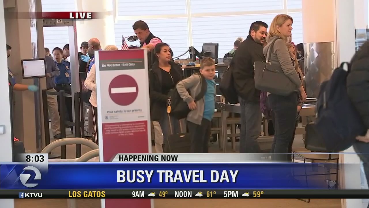 Holiday travel rush underway