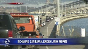 Richmond - San Rafael Bridge reopens after big-rig fire