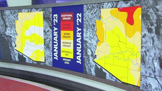 New map shows improvements in Arizona's drought conditions