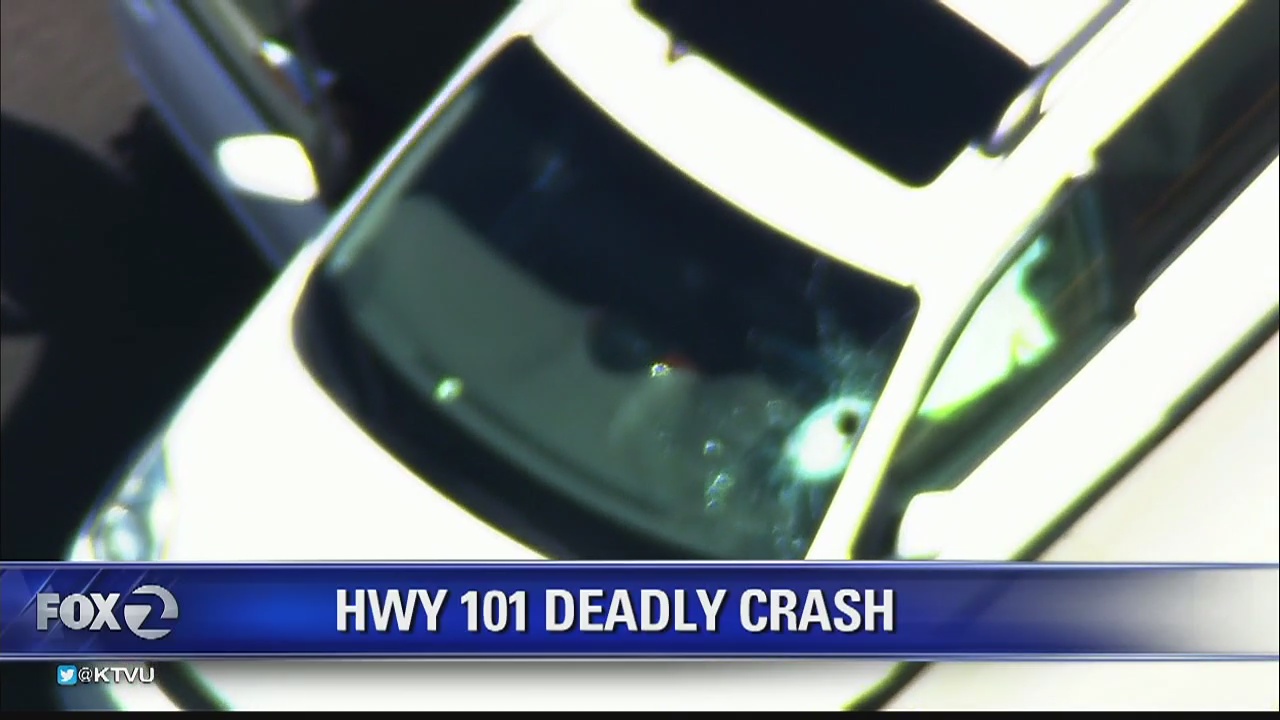 Debris through windshield kills 82-year-old driver on Hwy 101