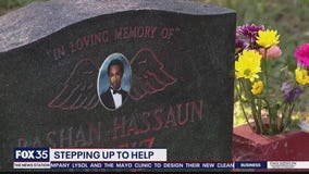 Grave site defaced by vandals