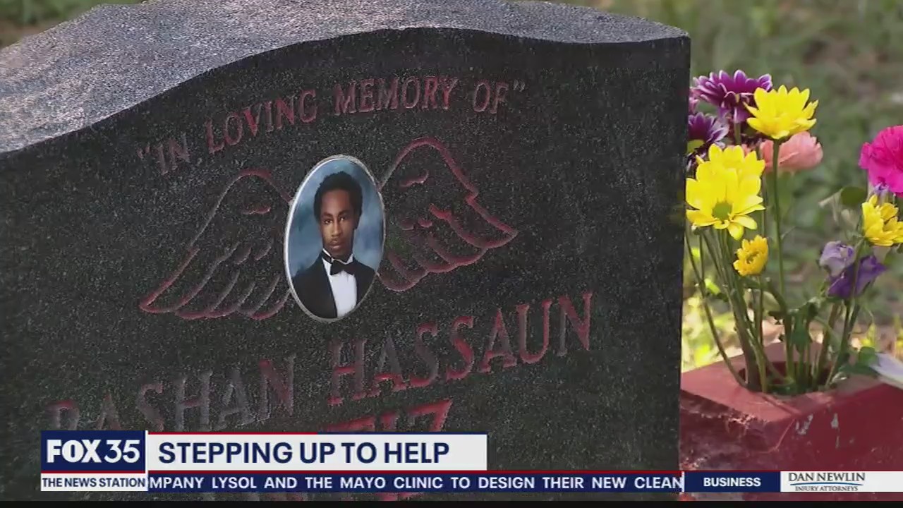 Grave site defaced by vandals