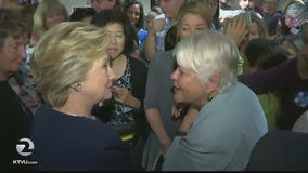 Hillary Clinton in Bay Area on fundraising trip