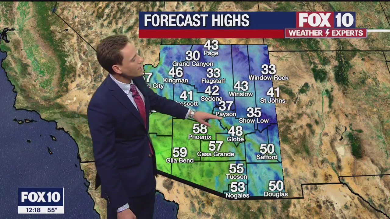 Noon Weather Forecast - 1/18/23