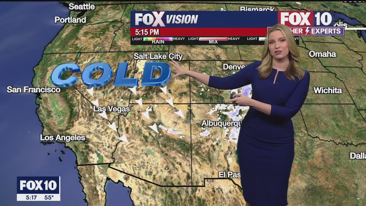 5PM Weather Forecast - 1/20/2023