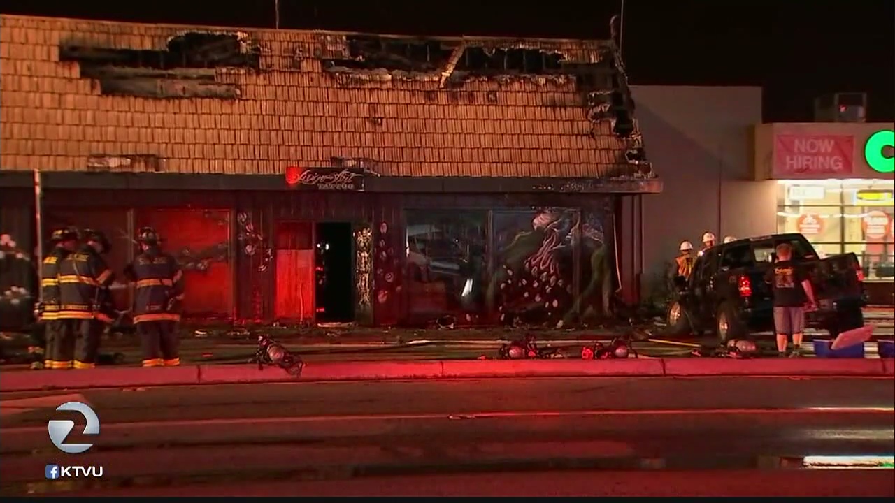 San Jose fire damaged-business targeted by thieves