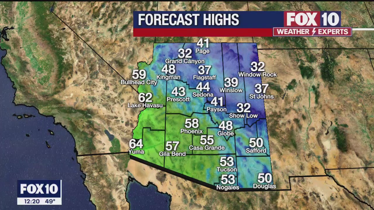 Noon Weather Forecast - 1/24/23