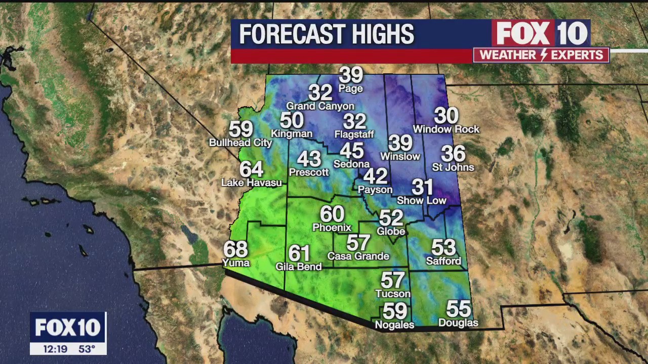 Noon Weather Forecast - 1/25/23