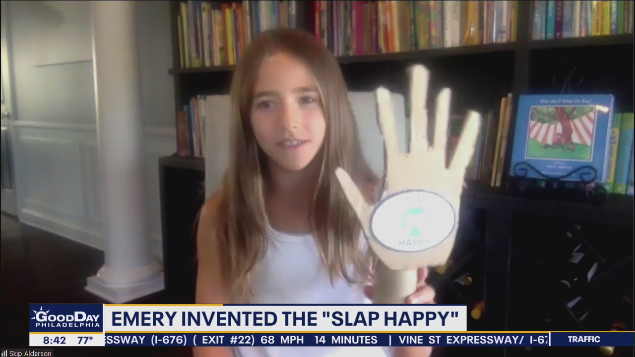 9 year old creates safe, healthy way to high five during pandemic