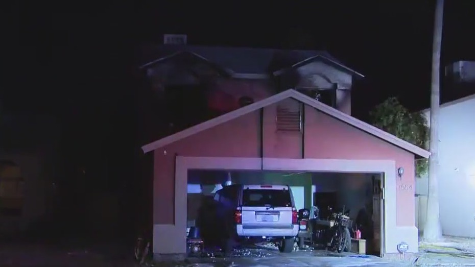 Peoria firefighters put out house fire, rescue dog