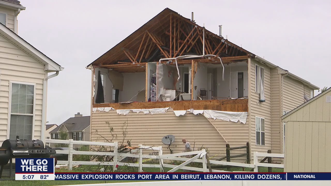 No injuries, despite winds from Isaias tearing homes apart