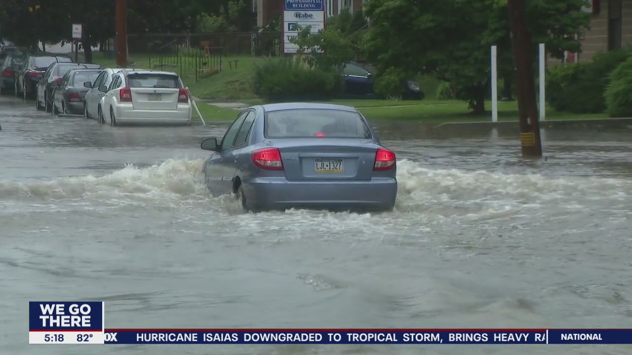 Isaias brings heavy rain, flooding portions of Delaware County