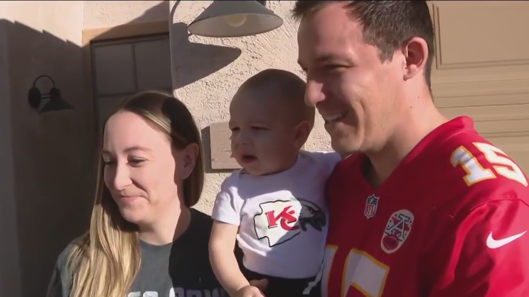 Super Bowl LVII house divided: Husband rooting for Chiefs, wife cheering on Eagles