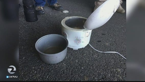 Pressure cooker stops traffic in SF