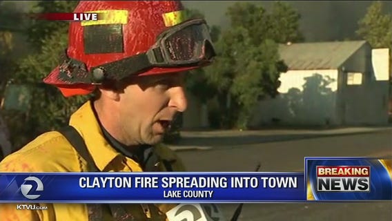 Lake firefighter gives update on fire