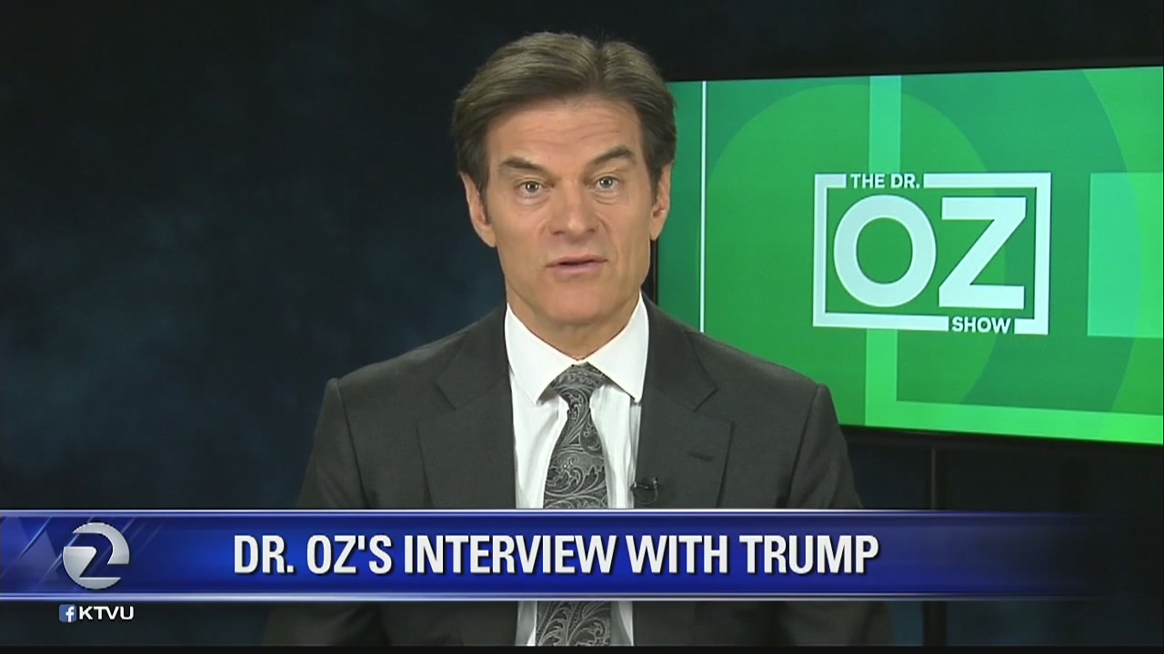 Dr Oz talks about Donald Trump interview