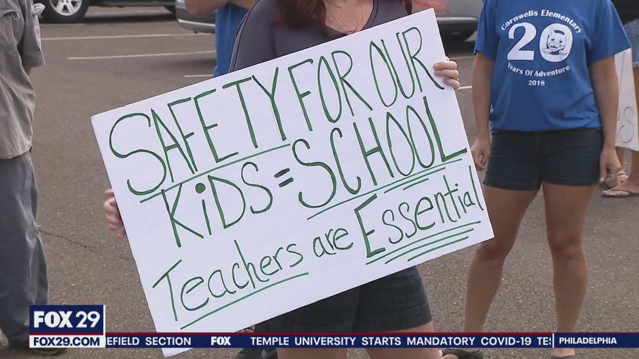 Bensalem parents speak out against plan to start school year remotely