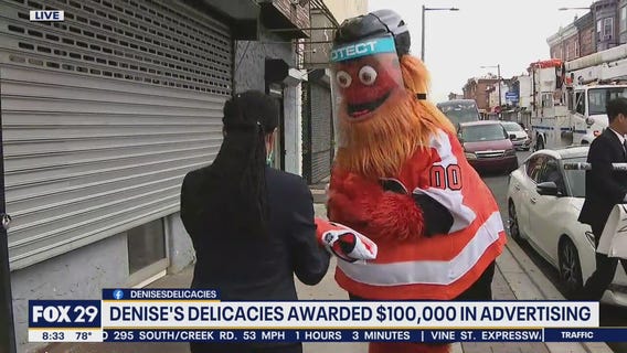 Flyers surprise Denise's Delicacies with thousands in advertising
