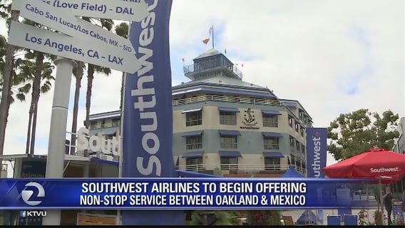 Southwest launches Oakland-Mexico service