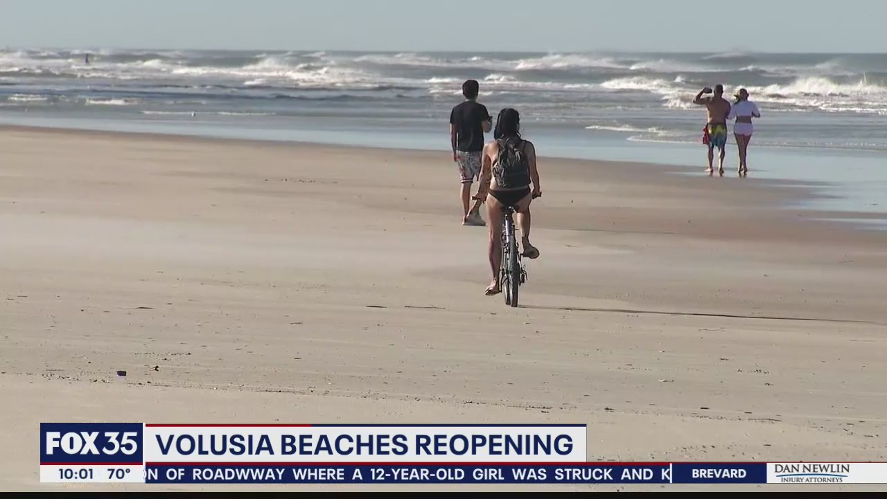 Volusia County beaches reopen Saturday