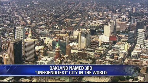Oakland named 3rd unfriendliest city