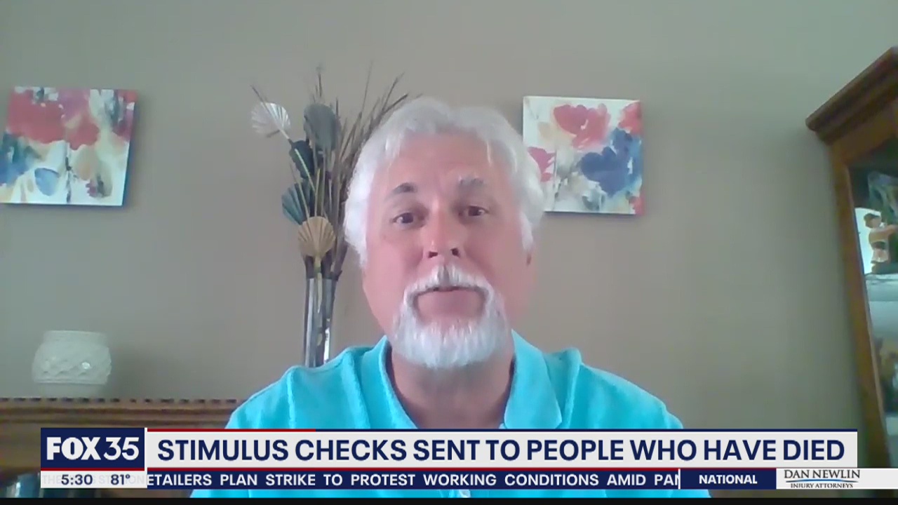 Man says stimulus check sent deceased mother
