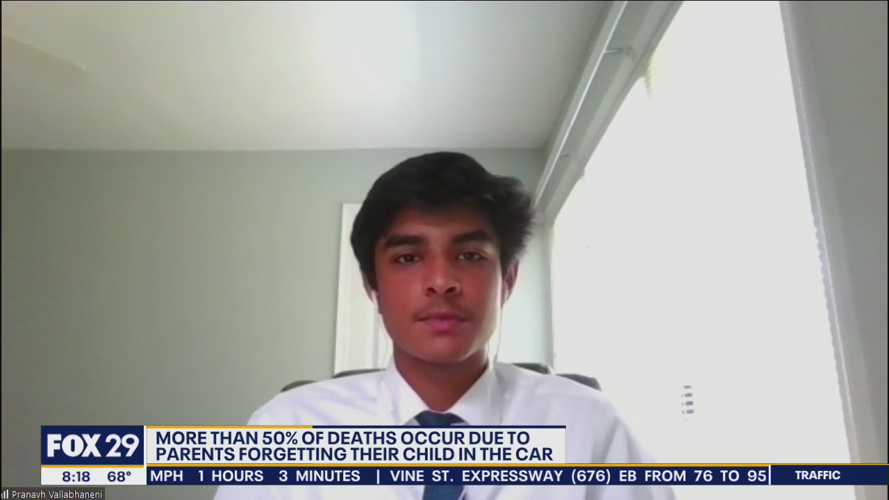 Teen invents device to prevent hot car deaths