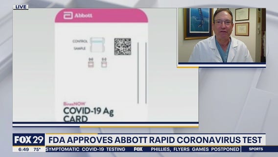 FDA approves rapid coronavirus test