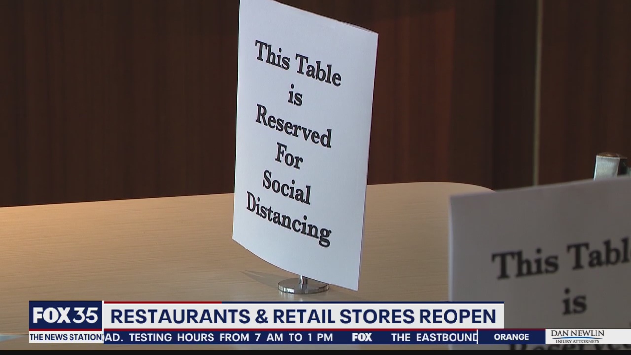 Restaurants, retail shops reopen