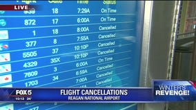 Winter storm brings flight cancellations at airports