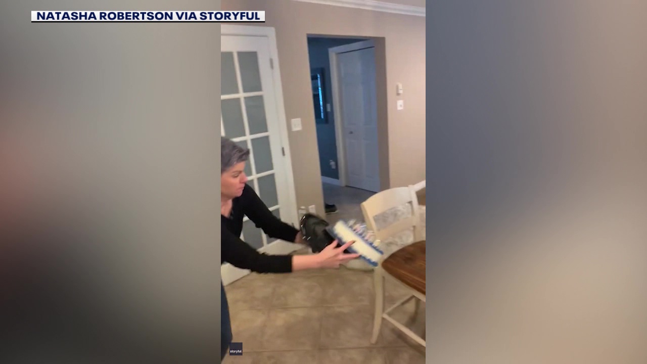 Yikes! Video shows mom dropping birthday cake