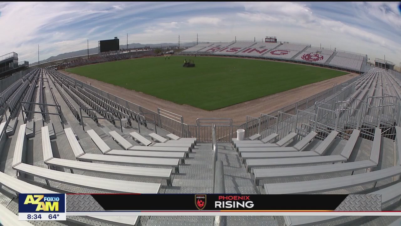 Phoenix Rising installs new sod; home opener set for April 1